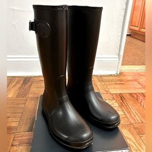 DSW Kamik Olivia Rain Boot Black Size 7